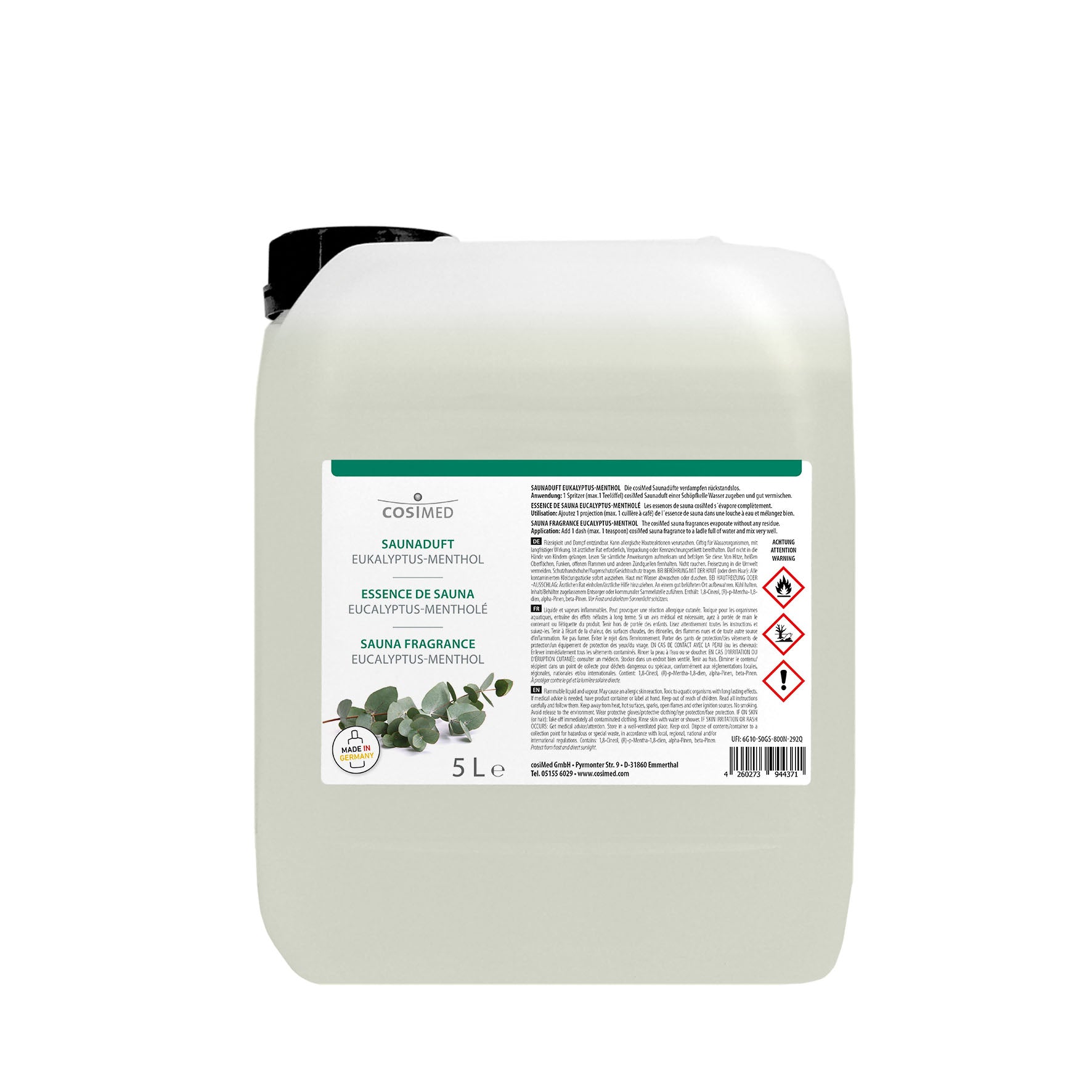 Saunaduft Eukalyptus-Menthol