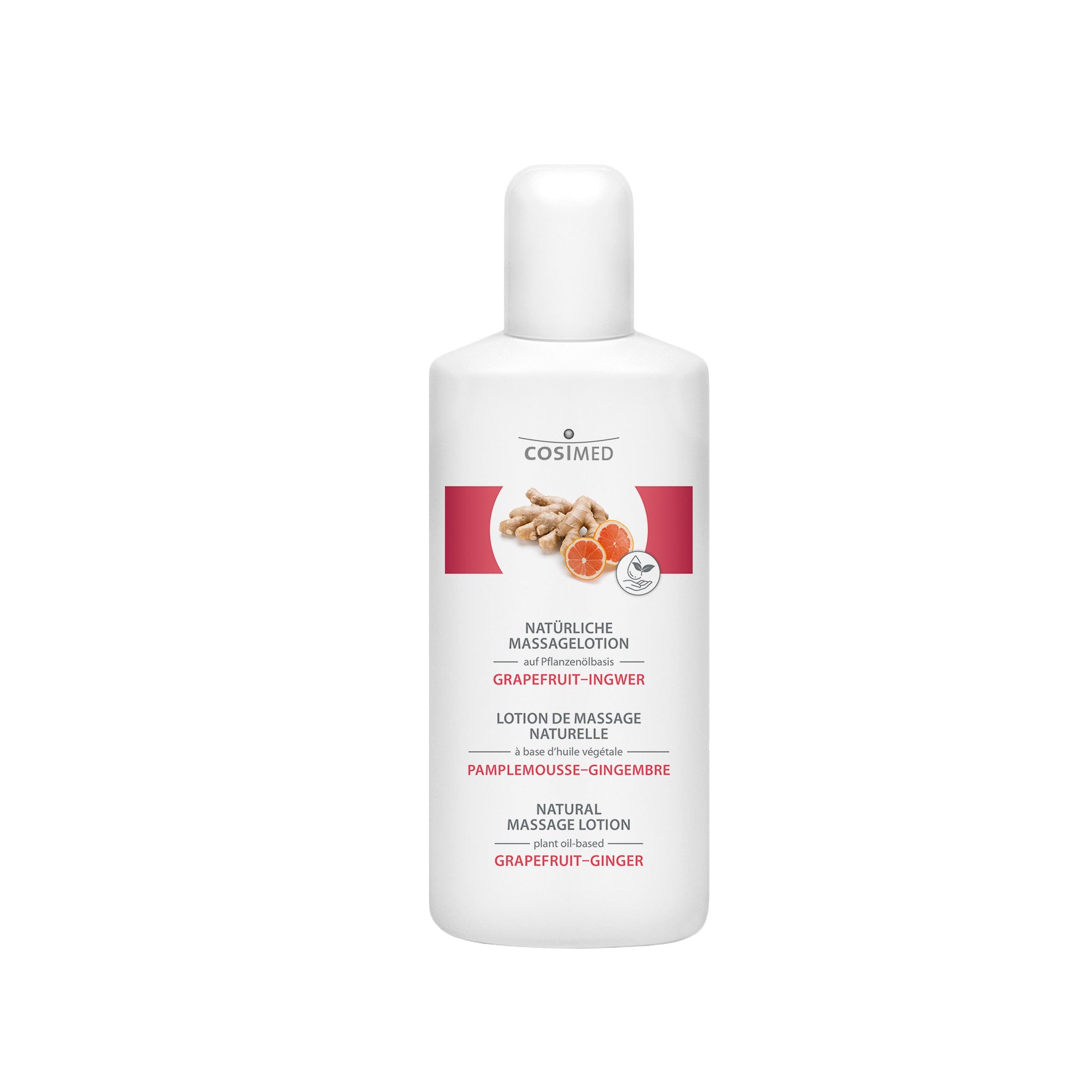 Natürliche Massagelotion Grapefruit-Ingwer