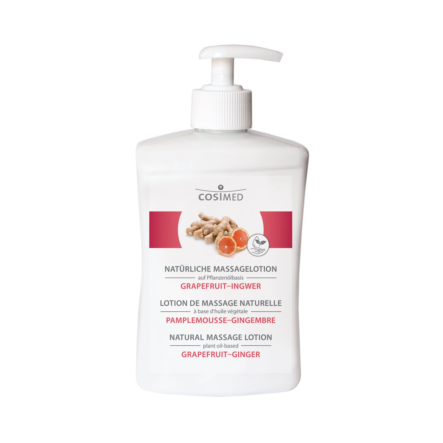 Natürliche Massagelotion Grapefruit-Ingwer