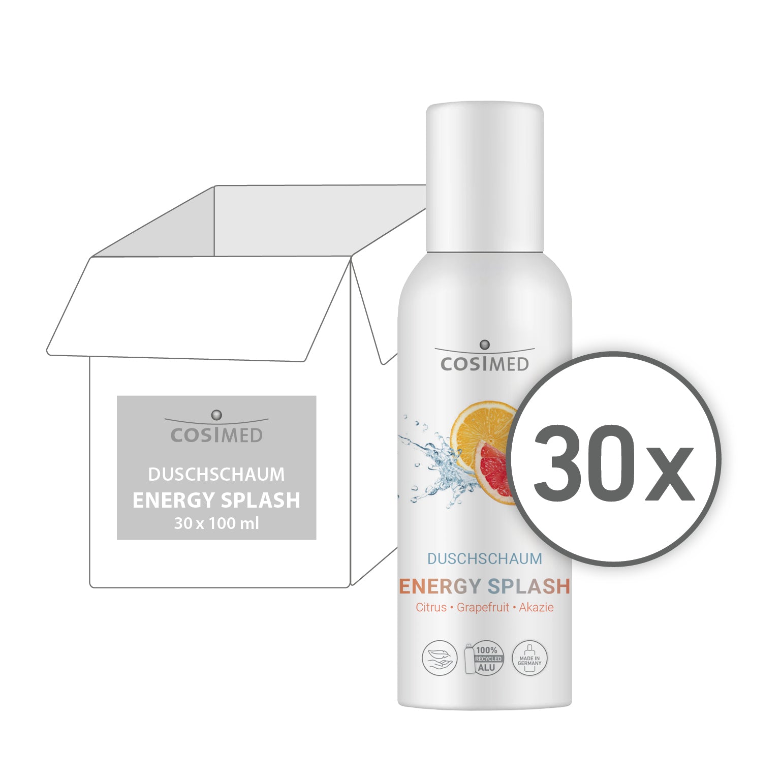 cosiMed Duschschaum Energy Splash