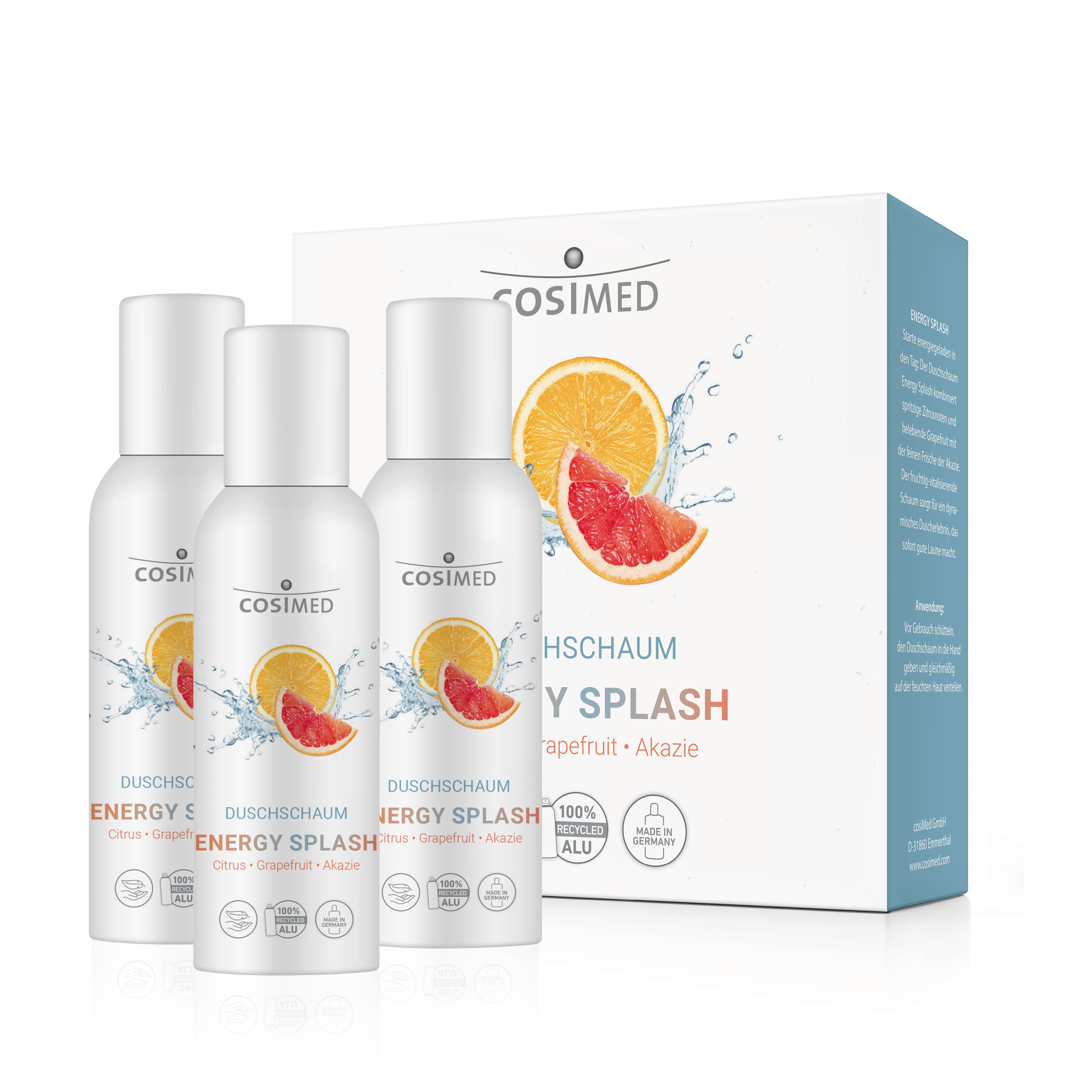 cosiMed Duschschaum Energy Splash