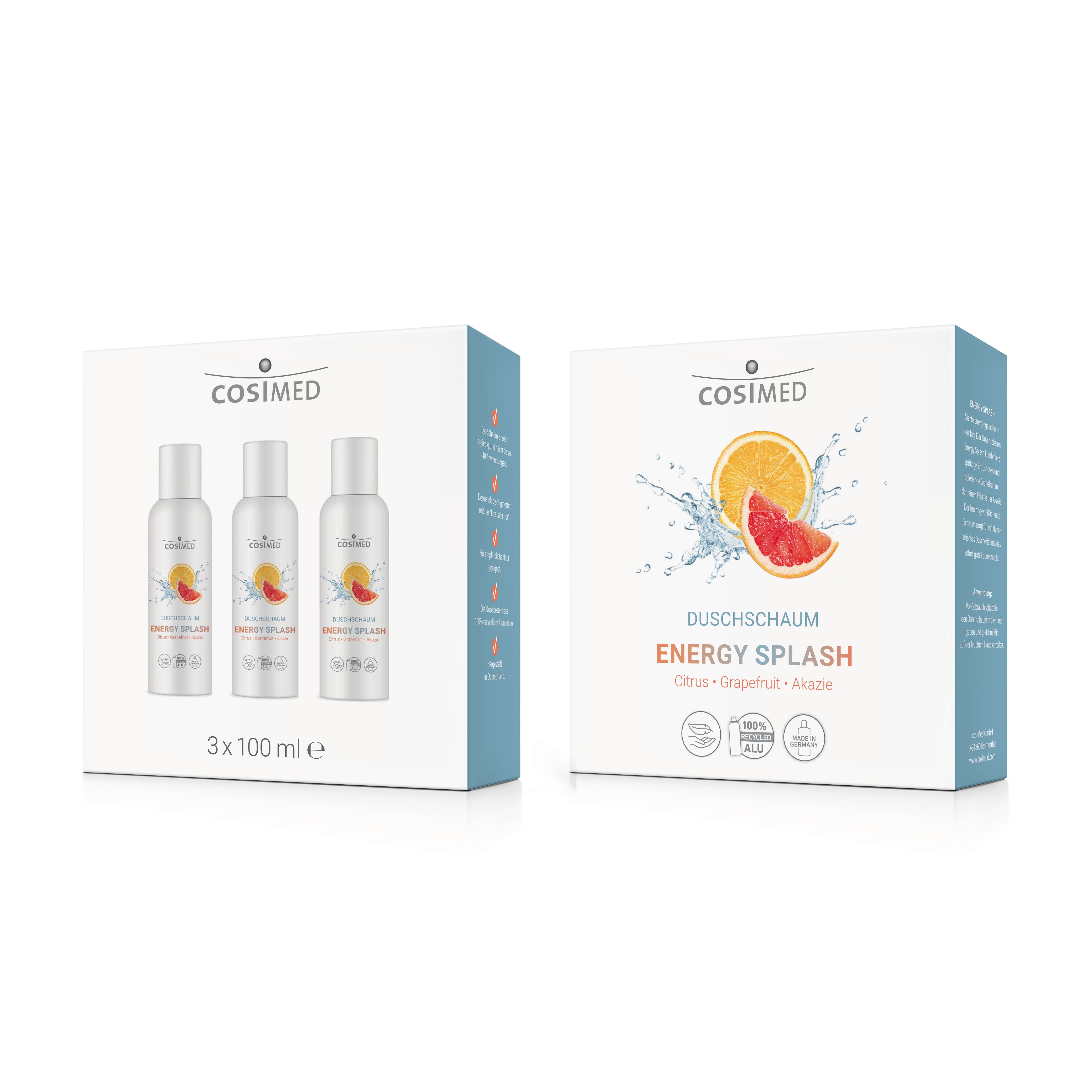 cosiMed Duschschaum Energy Splash