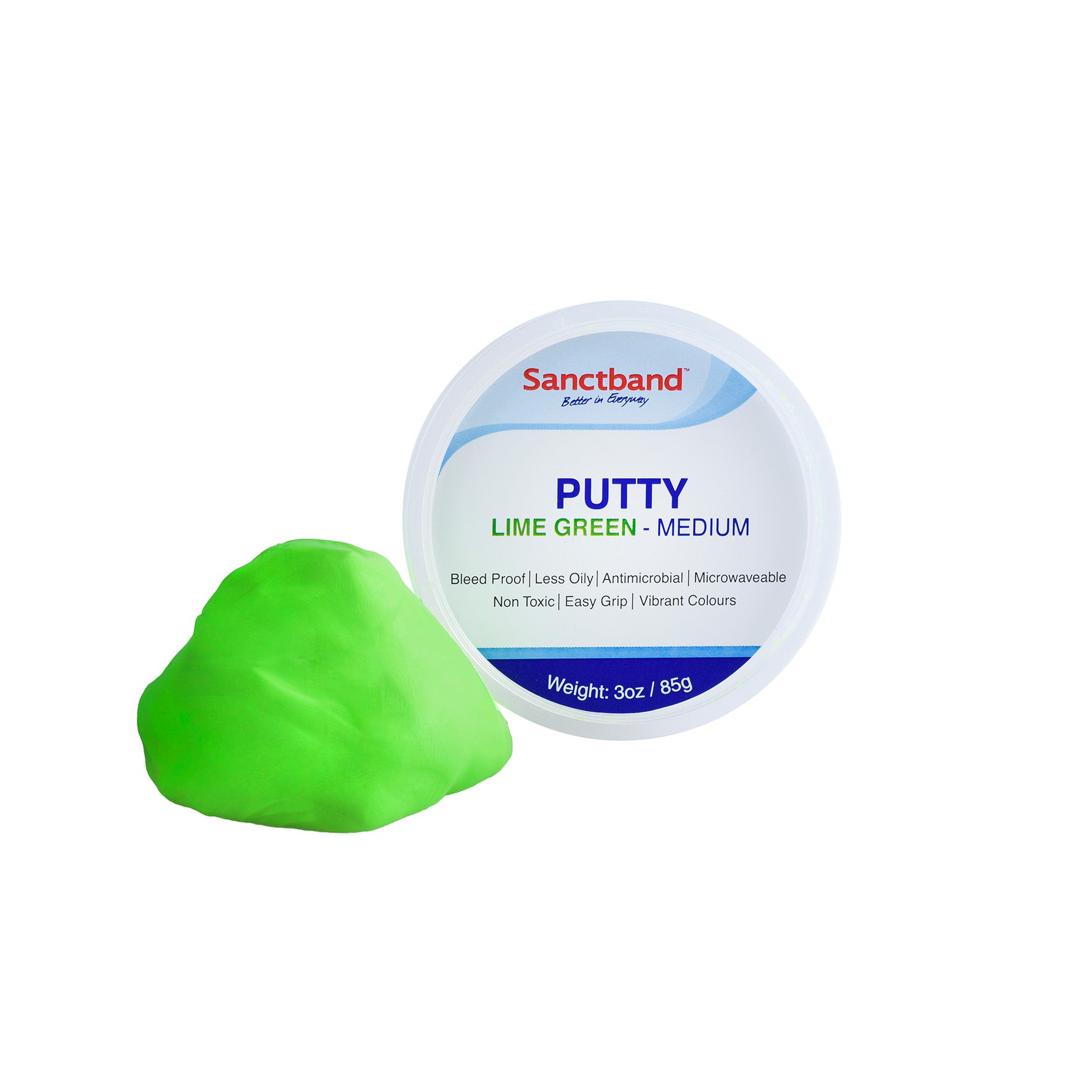 Sanctband Therapie-Knetmasse mittel - Limette