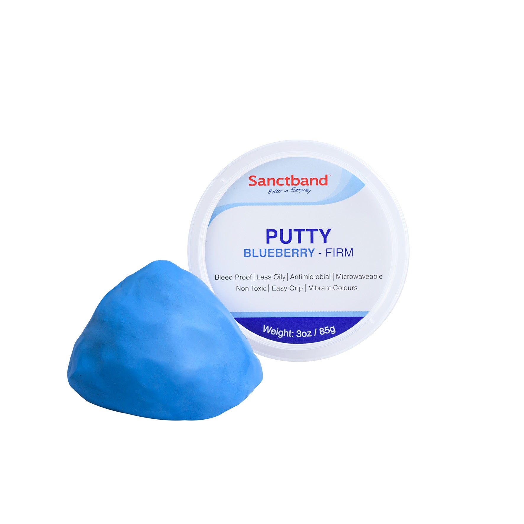 Sanctband Therapie-Knetmasse stark - Blaubeere