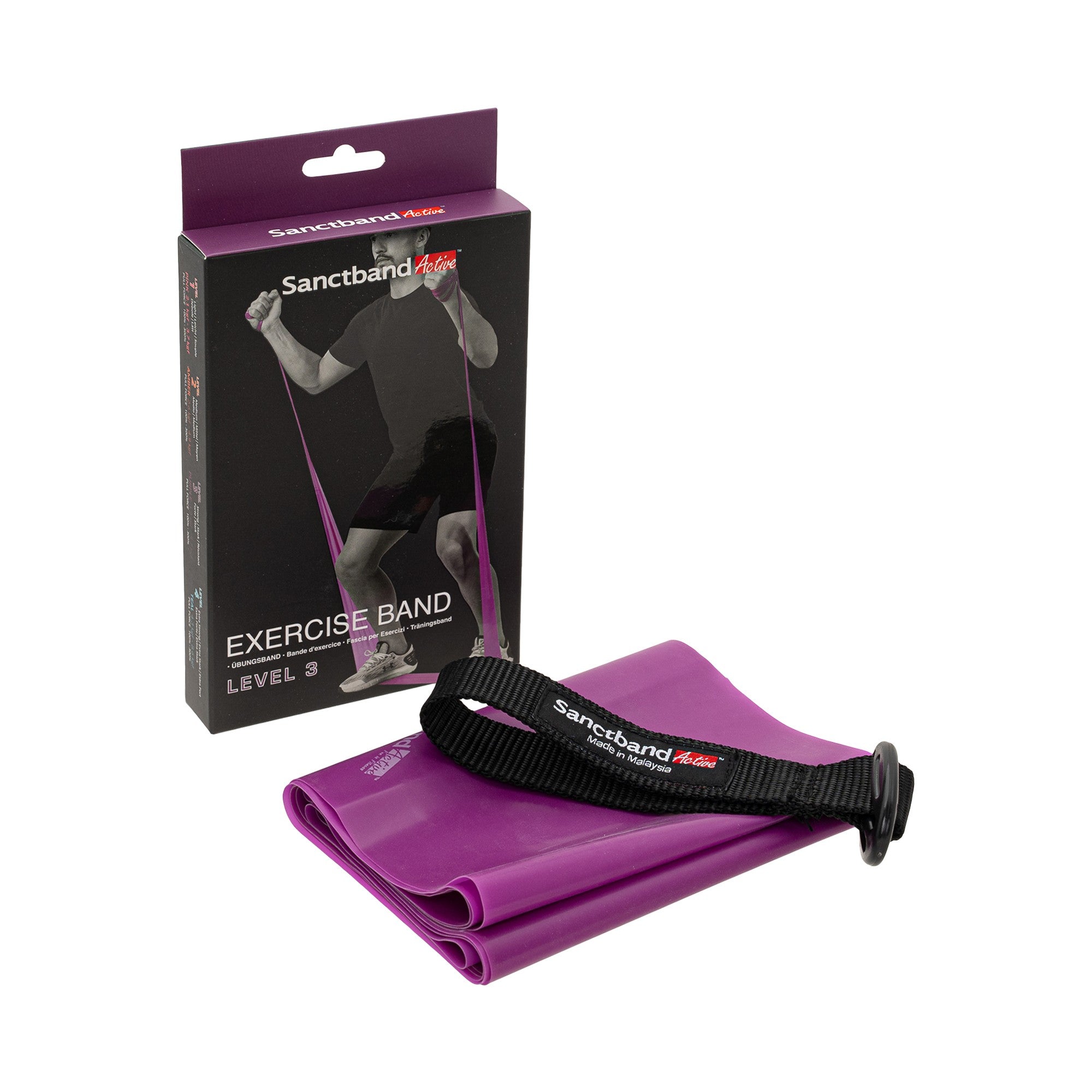 Sanctband Active Fitnessband-Set Purpur | stark
