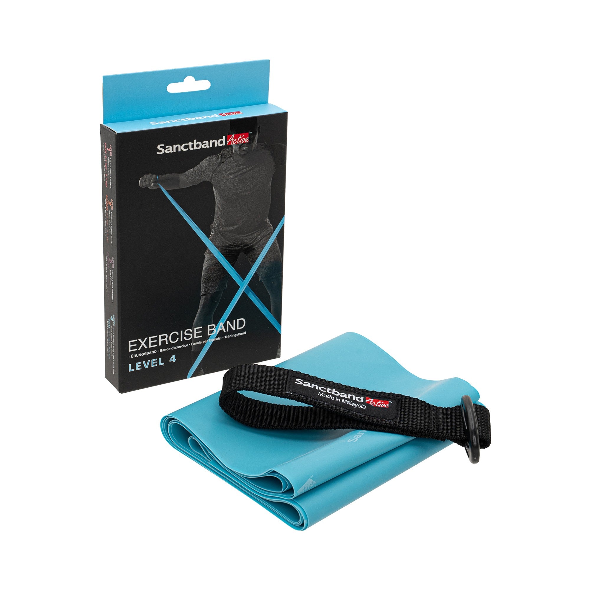 Sanctband Active Fitnessband-Set Türkis | extra stark