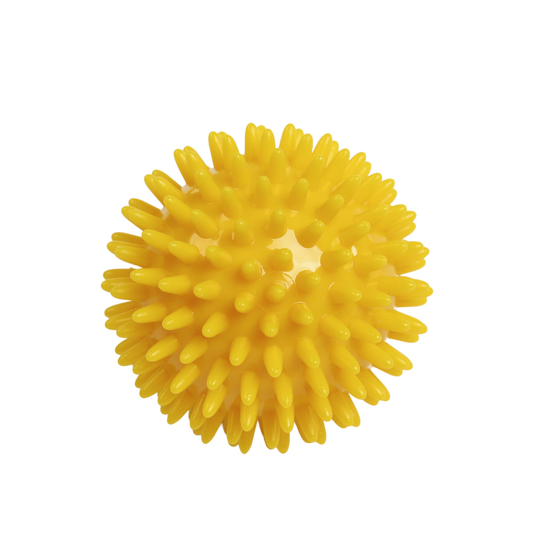 Massage-Igelball gelb 8 cm