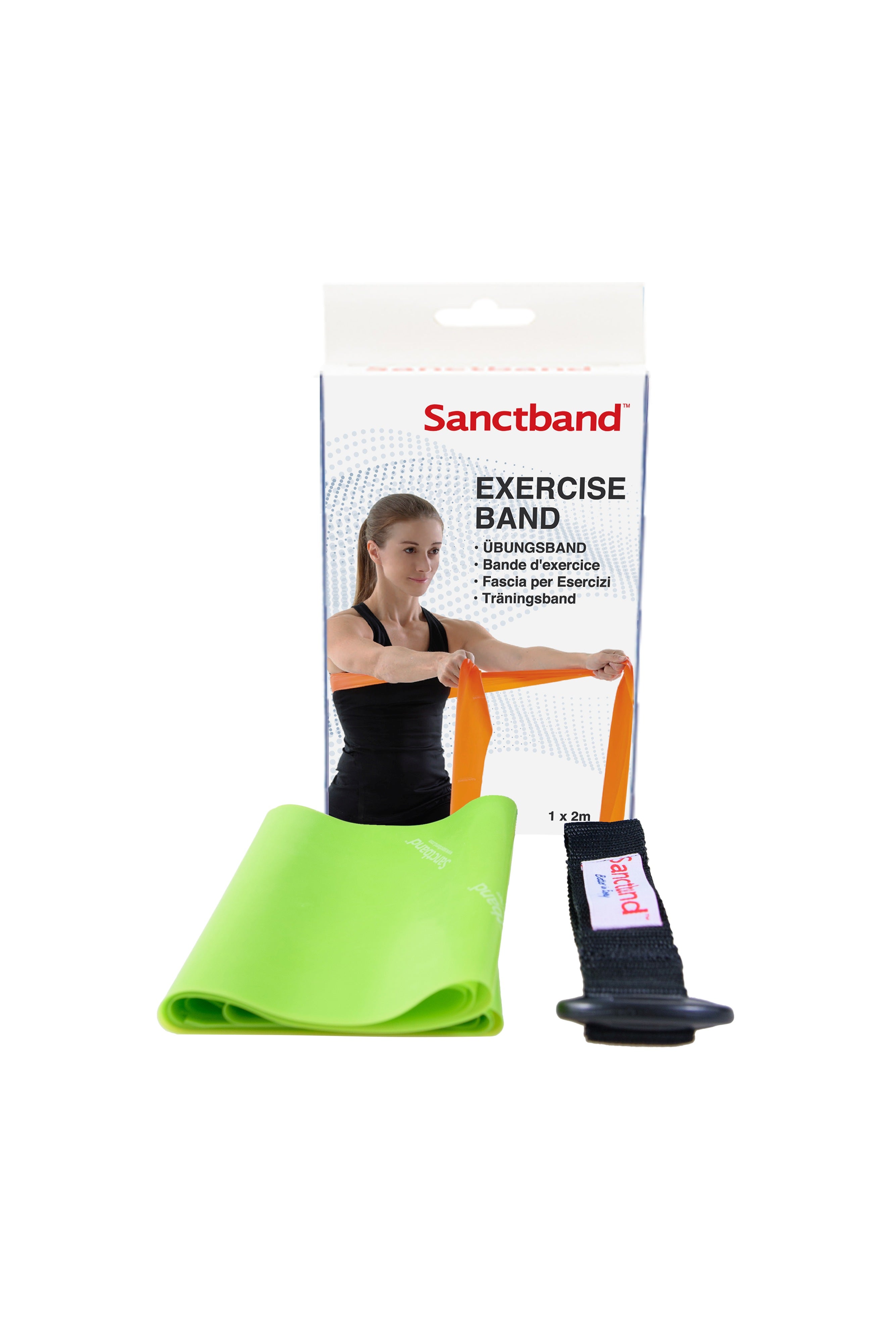 Sanctband Fitnessband Set- 2 m-Band mit Türanker