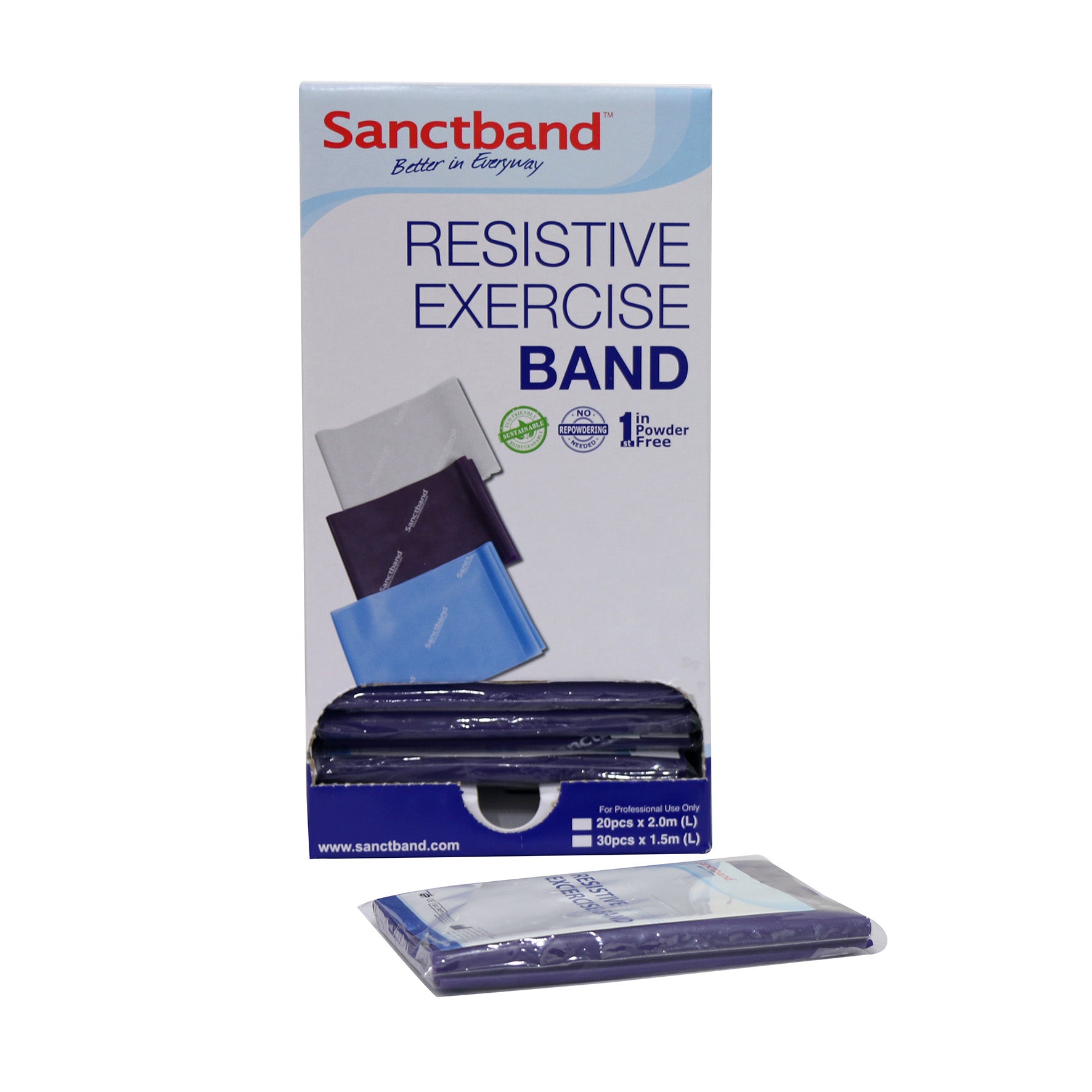 Sanctband Fitnessband Spender - 30 Stück á 1,5 m