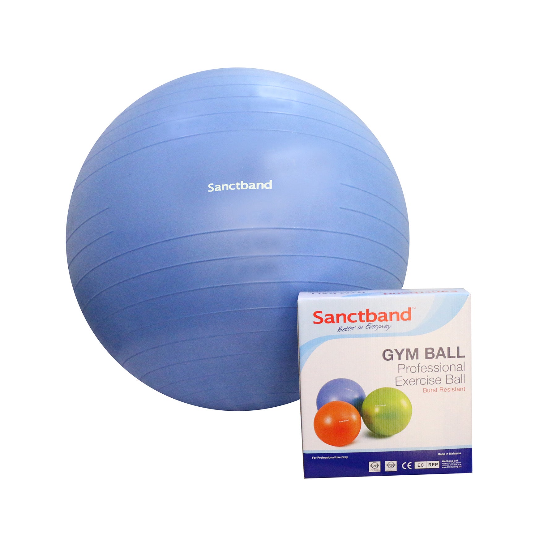Sanctband Gymnastikball Blau