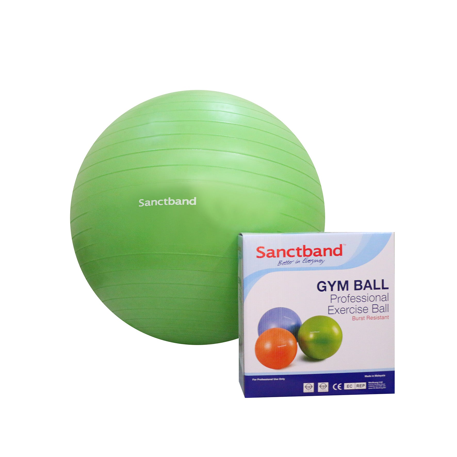 Sanctband Gymnastikball Grün