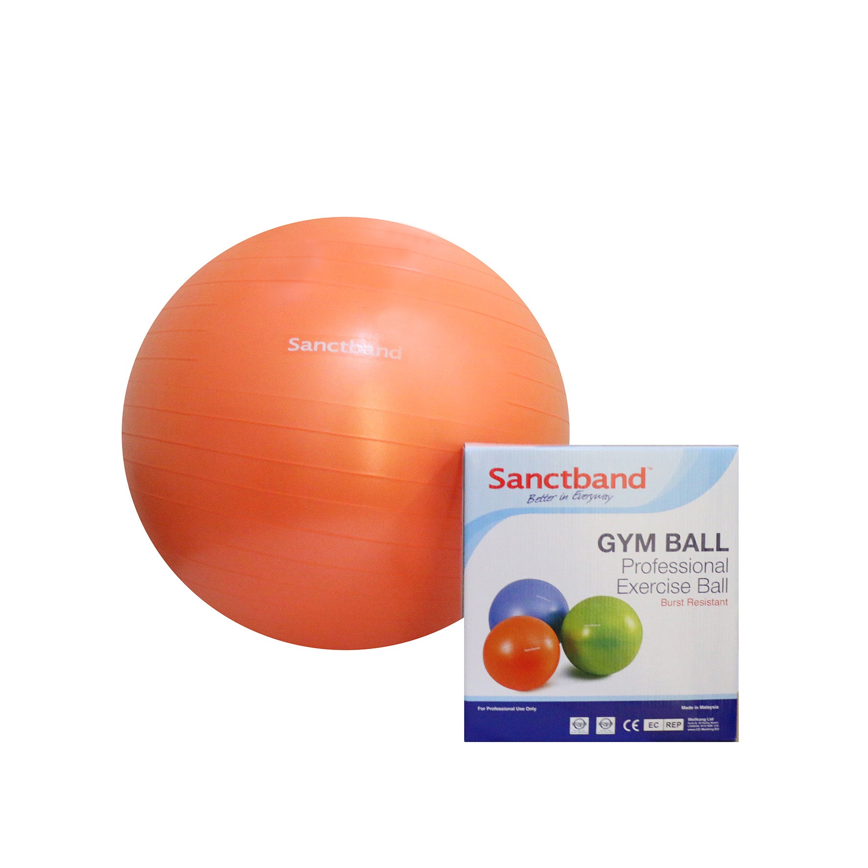 Sanctband Gymnastikball Orange