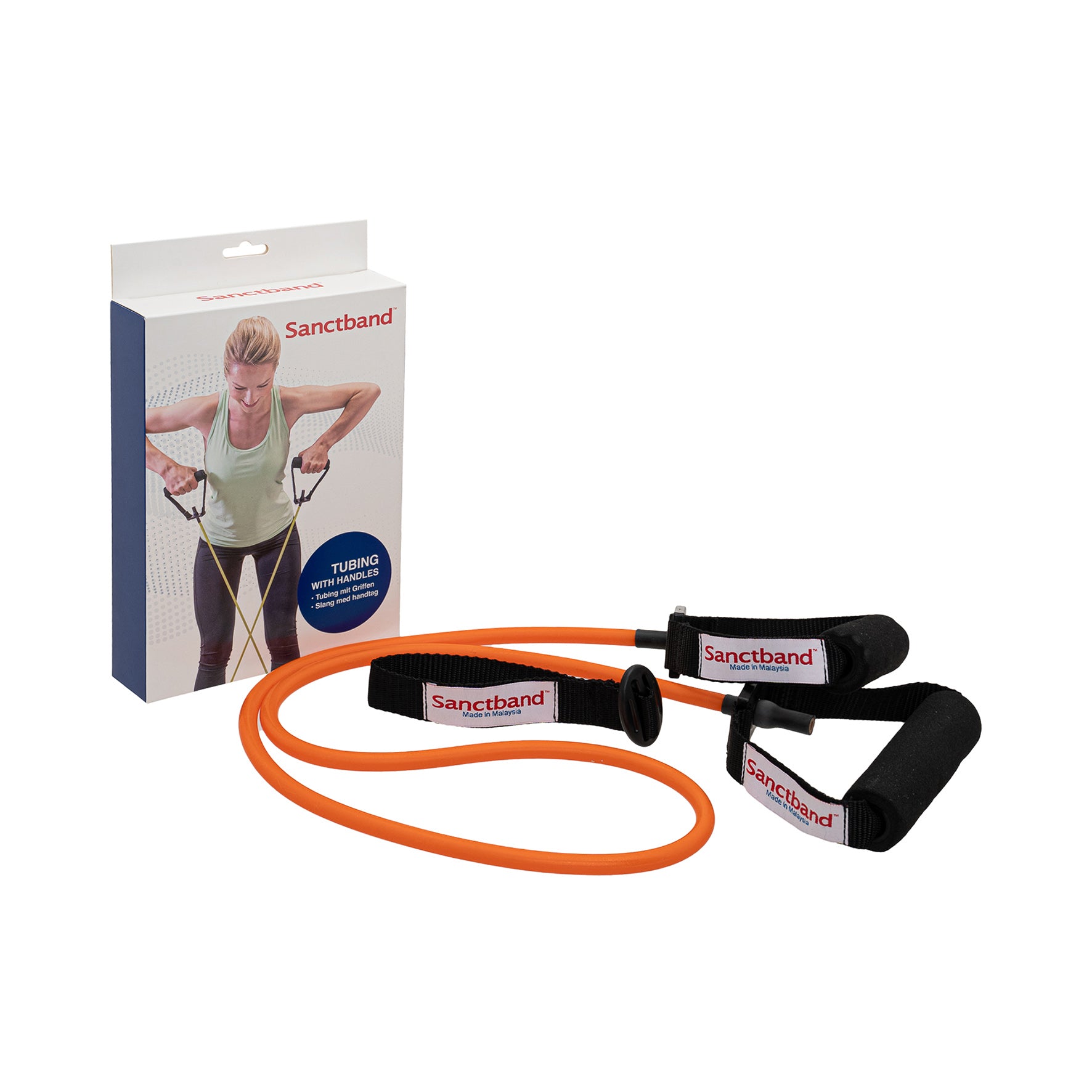 Sanctband Fitness Tube mit Griffen & Türanker