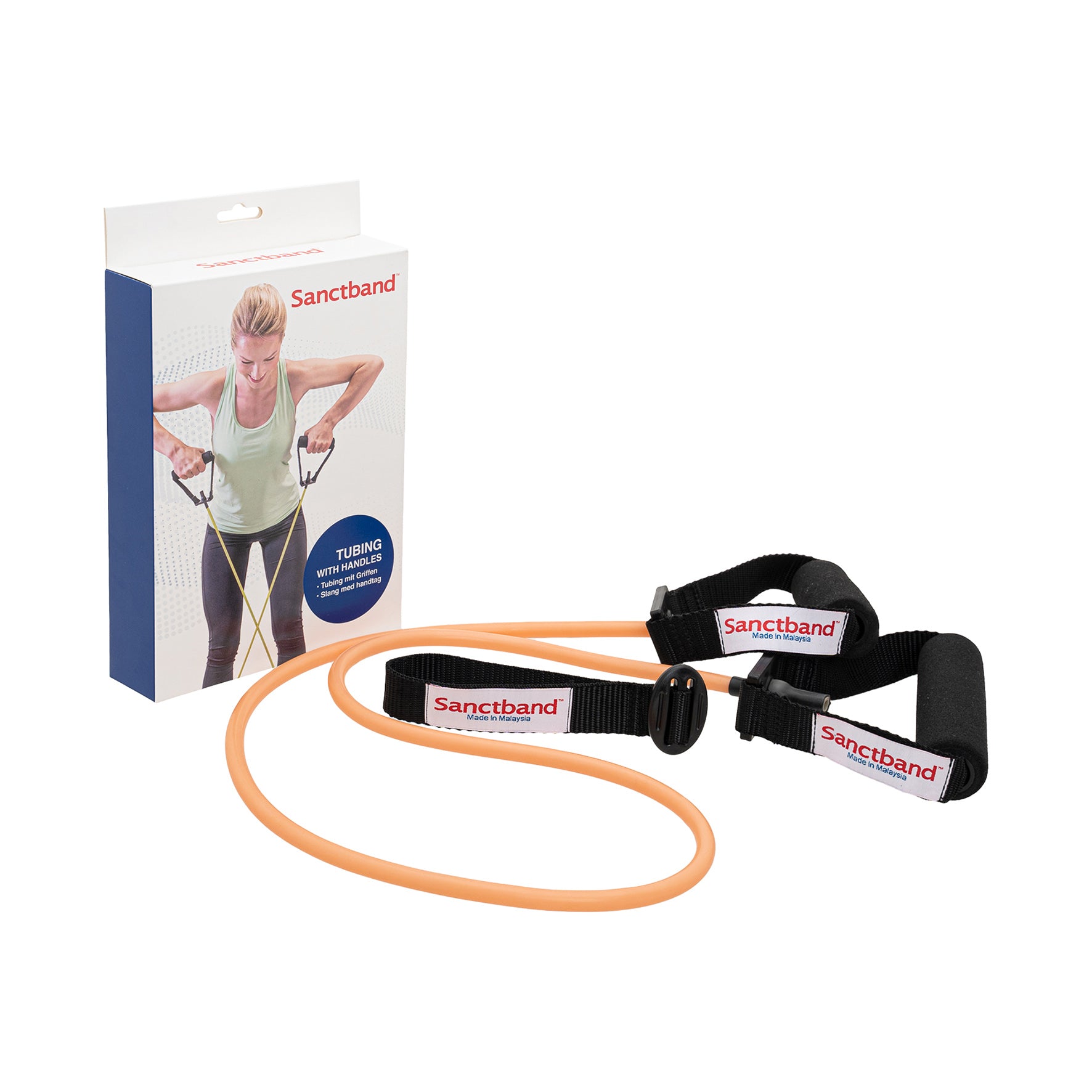 Sanctband Fitness Tube mit Griffen & Türanker