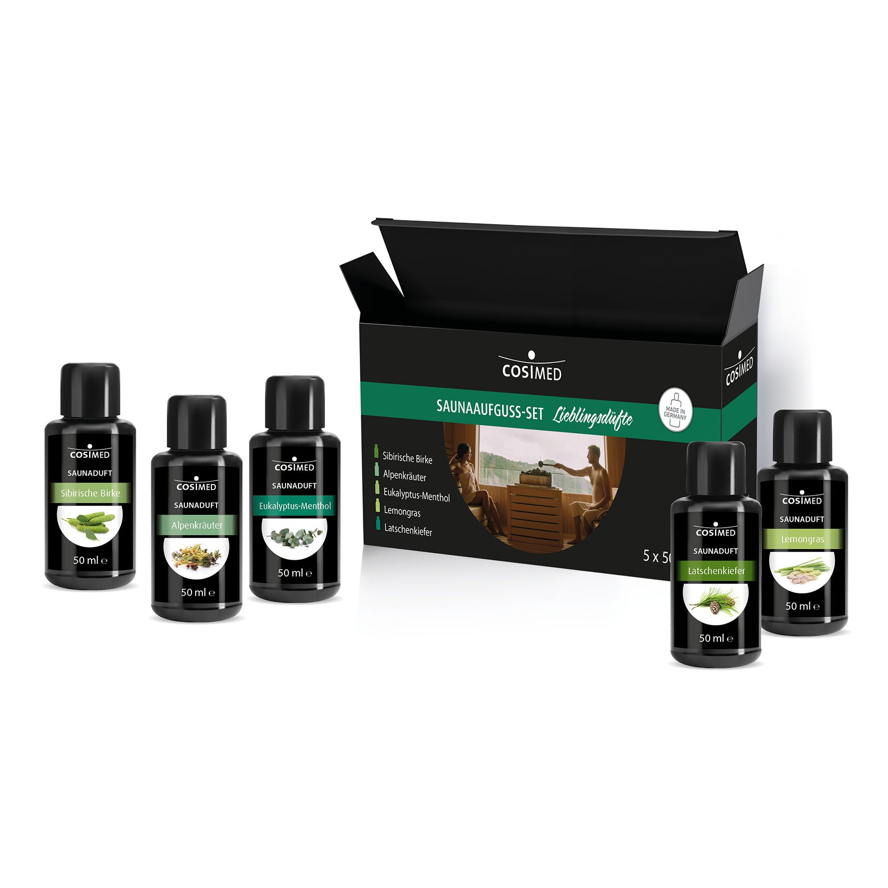 Saunaaufguss-Set Lieblingsdüfte