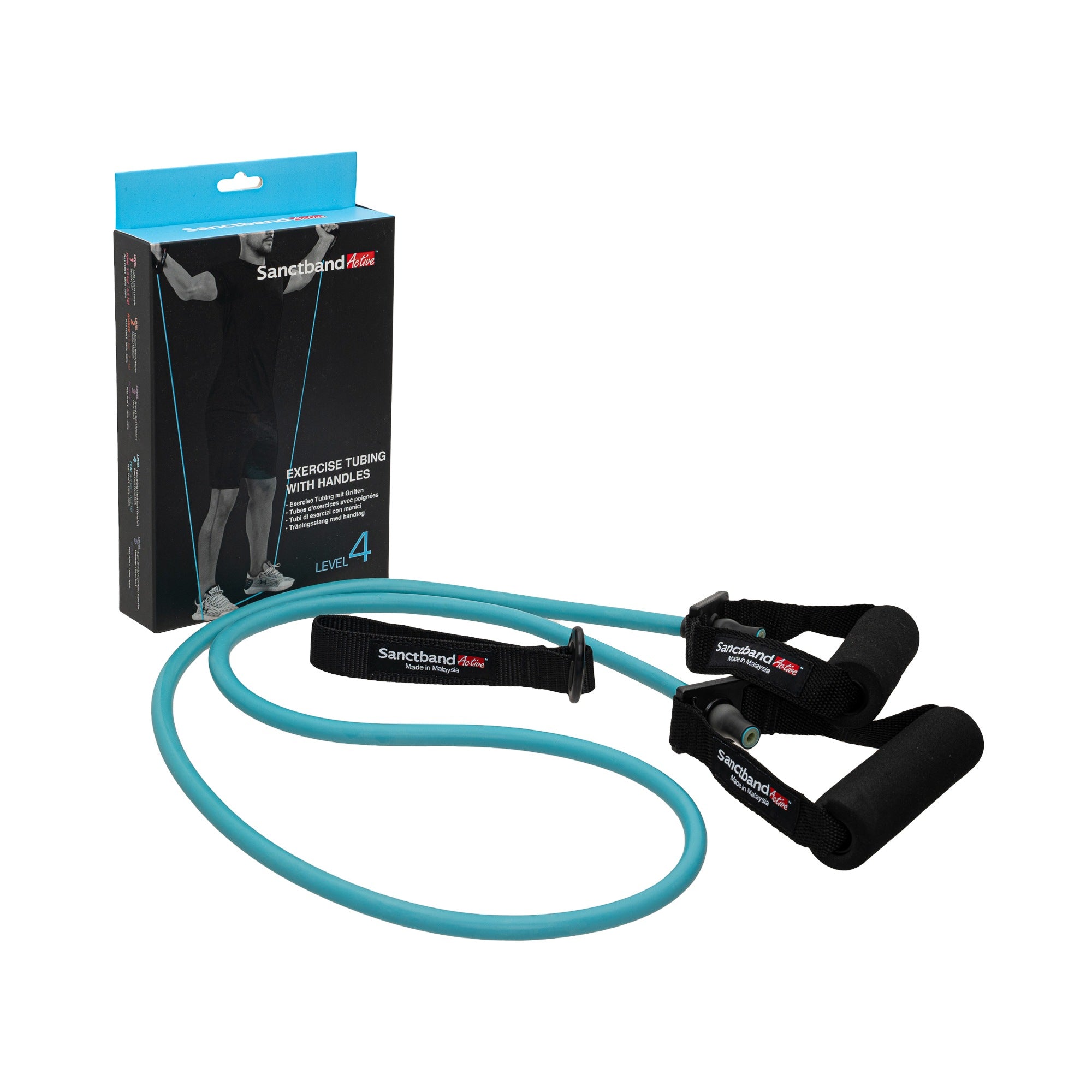 Sanctband Active Fitness Tube Türkis | extra stark