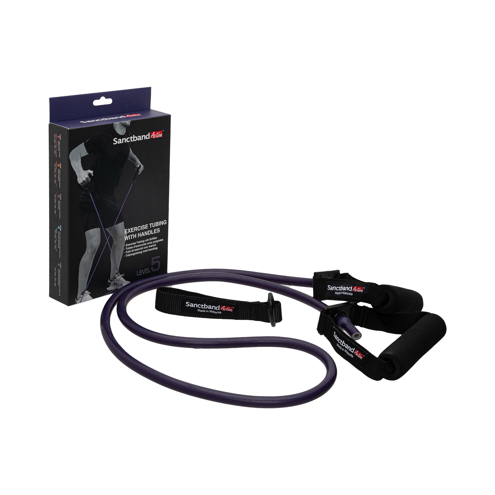 Sanctband Active Fitness Tube Violett | super stark