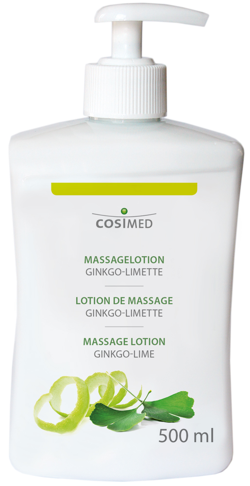 cosiMed Massagelotion Ginkgo-Limette 500ml Dosierspender