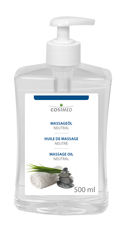 cosiMed Massageöl neutral 500ml mit Dosierspender