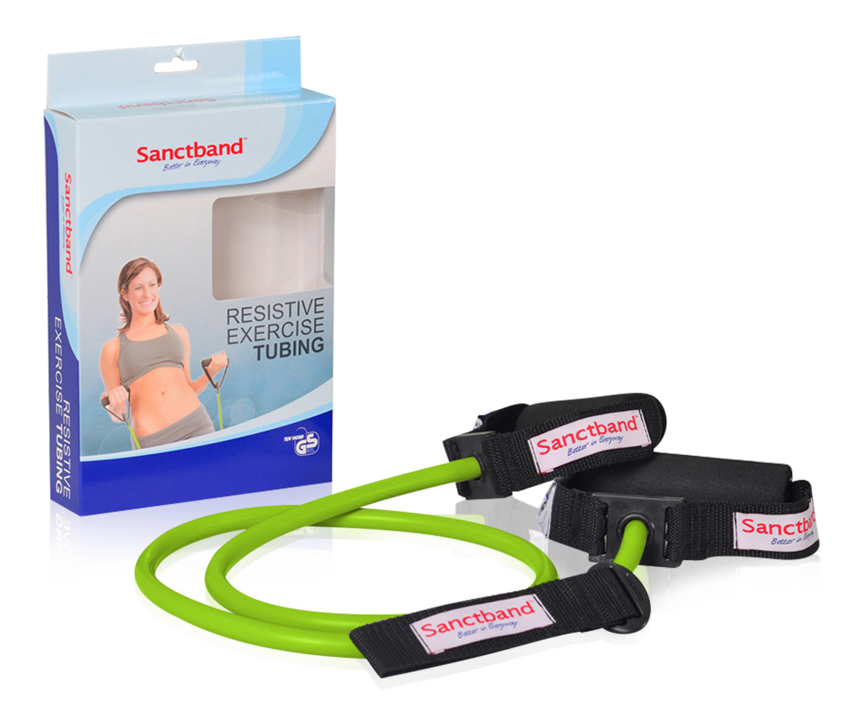 Sanctband Resistive Exercise Tubing Lime