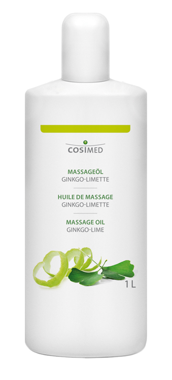 cosiMed Massageöl Ginkgo-Limette 1 Liter Flasche