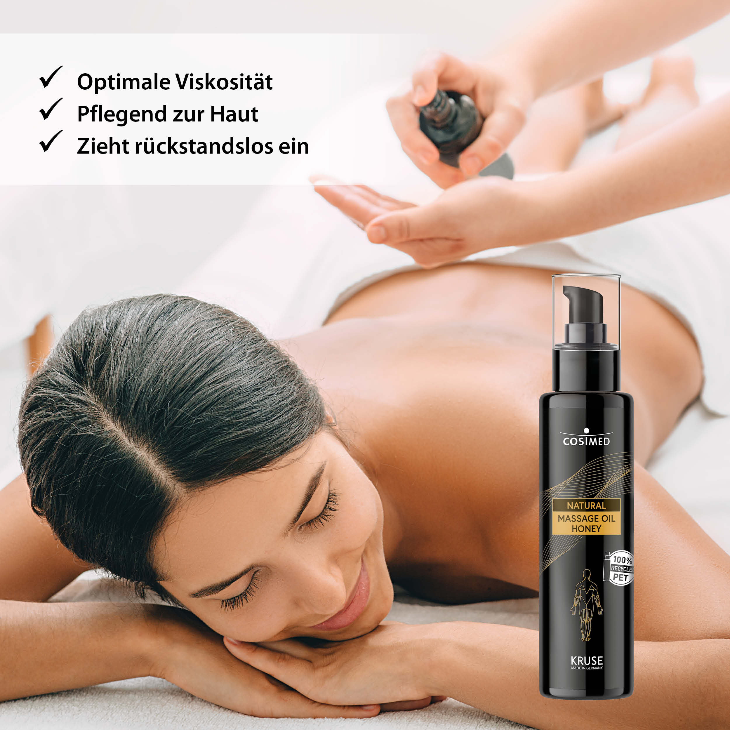cosiMed x KRUSE - Natural Massage Oil Honey