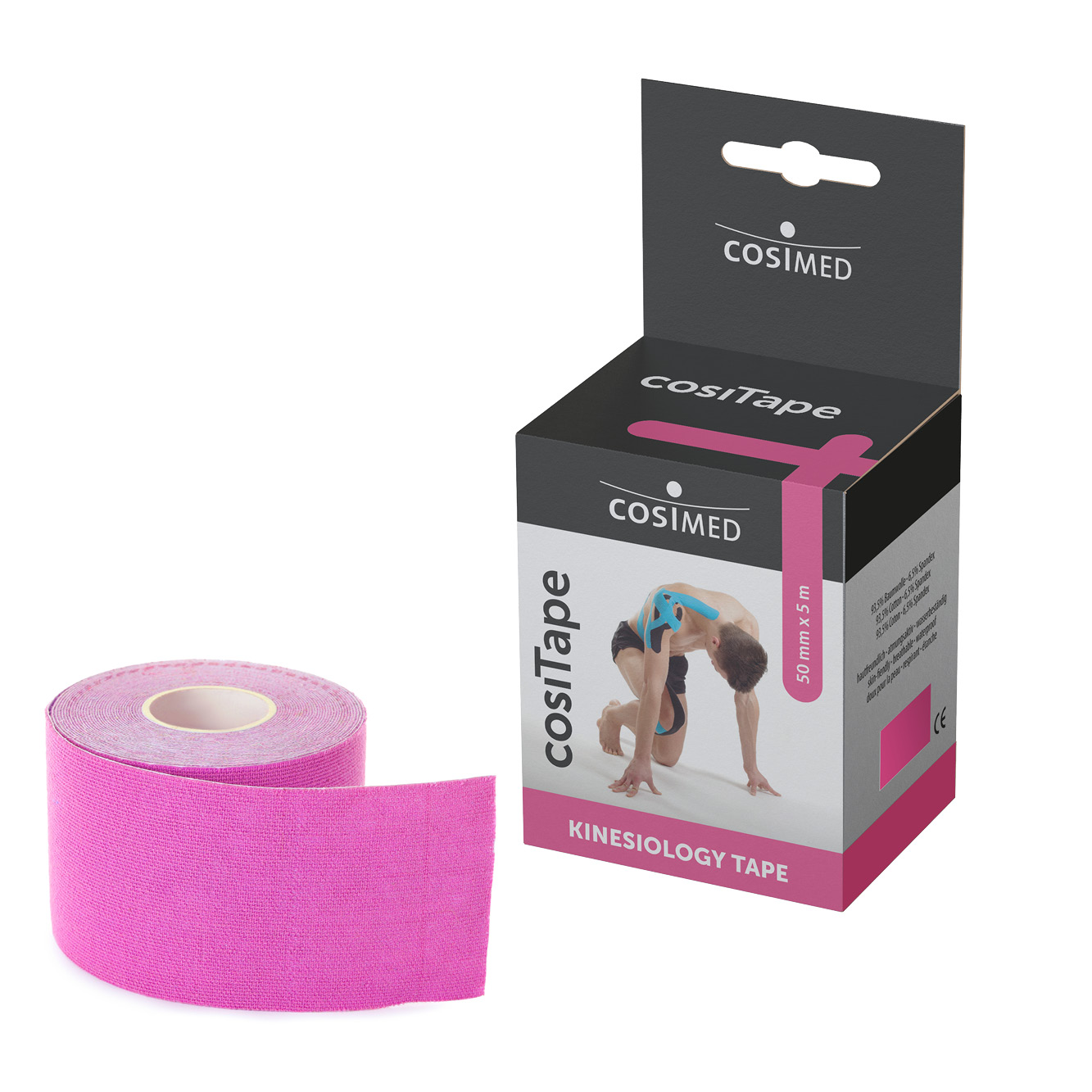 cosiTape | 5 cm x 5 m | 1 Rolle pink