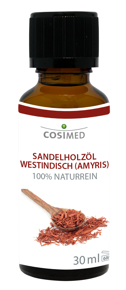 cosiMed ätherisches Sandelholzöl Westindisch 30ml Glasflasche